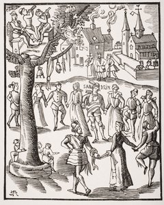 Dorffest, nach einem Holzschnitt aus dem 16. Jahrhundert von 